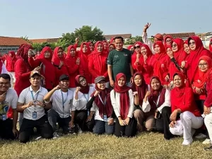 Gebyar Senam Tera HUT Kemerdekaan RI, Mahasiswa KKNT UAA Ajak Bupati Pemalang Senam Stunting